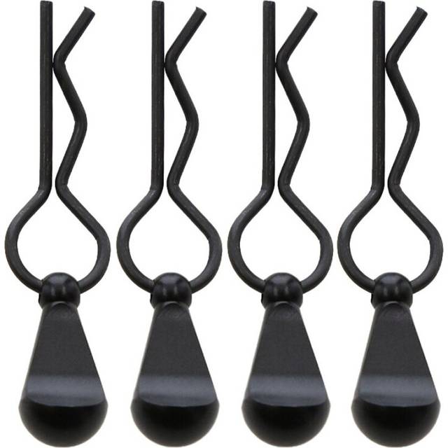 4Pcs Metal Body Clip Retainer Shell Fixed Buckle Lock for 1/5 1/6 1/7 1/8 RC Car Upgrades Parts Accessories,4