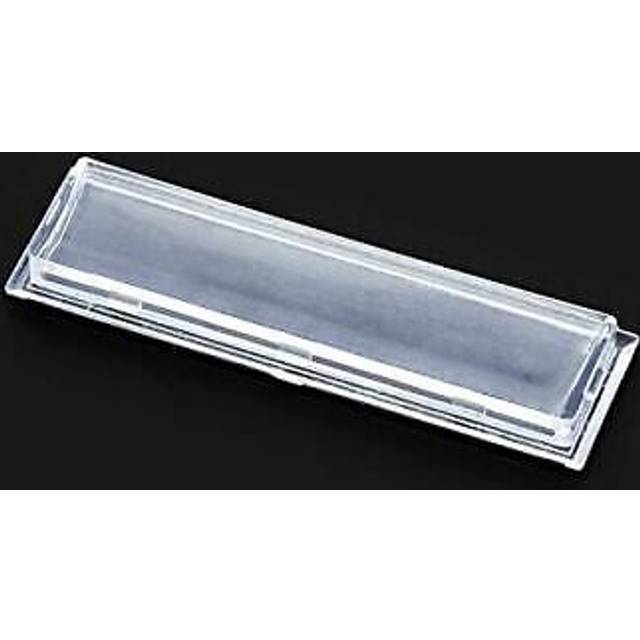 Wiltec Name Plate Cover for Postboxes with 69.1 x 17.2 mm Cut-Out, Spare Part for 73 x 21 mm Name Plates