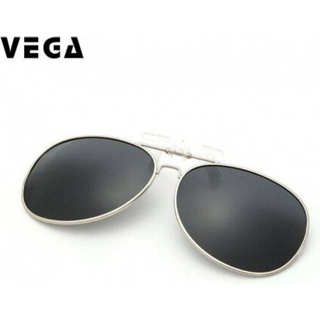 (V4) VEGA Eyewear Polarized Clip On Sunglasses Over Glasses Sunglasses Men Women with Case Eyeglasses with Sunglass Clip Ons VG20