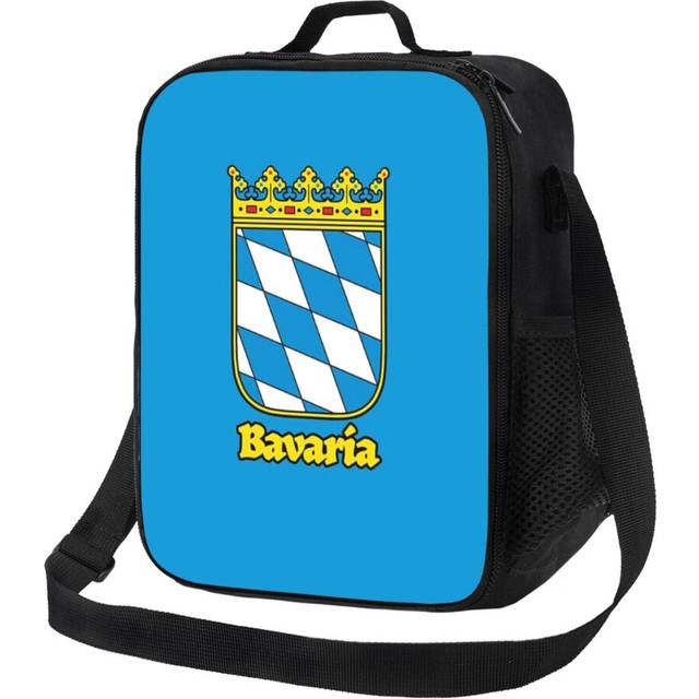 Kids Lunch Bag Bavarian Flag Gifts,s Products (L) Insulated Tote Box for Girls Boys Back to School