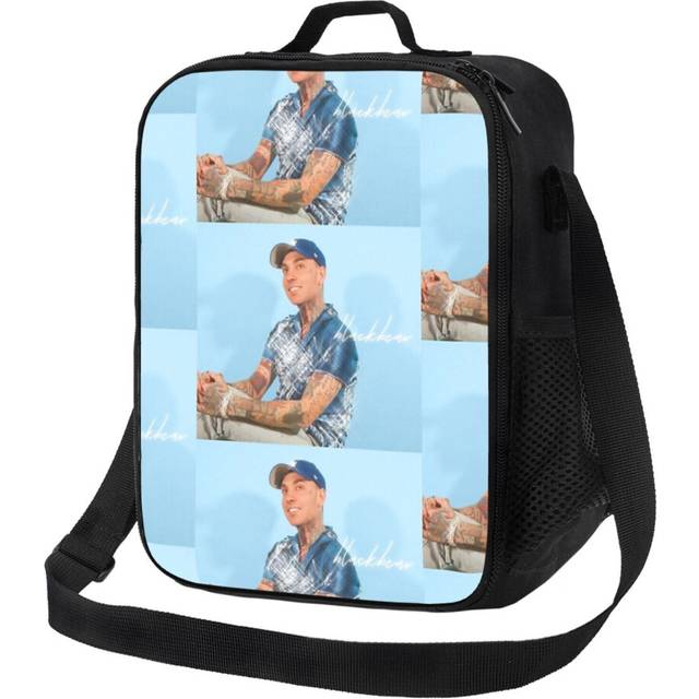 Kids Lunch Bag BlackBear Autograph Design Insulated Tote Box for Girls Boys Back to School