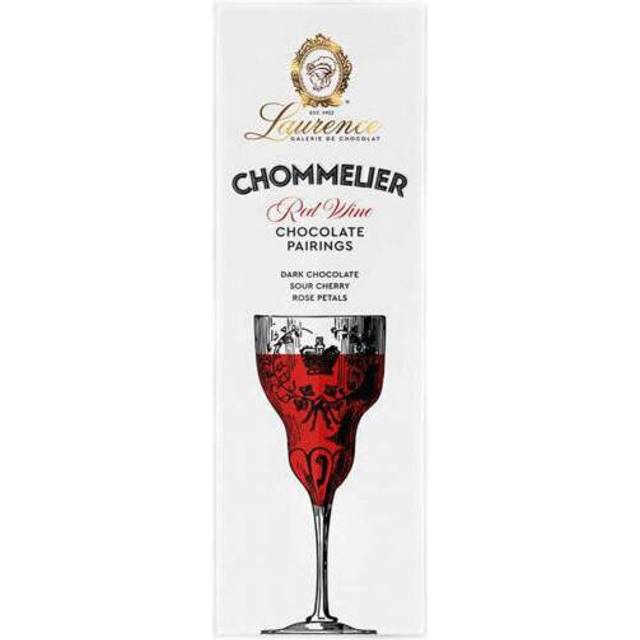Dark chocolate with dried sour cherries and rose petals Laurence Chommelier Red Wine, 100 g