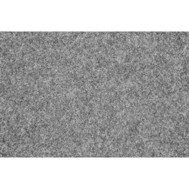 andiamo Konstgräs Deco gräsmatta utomhus lämplig med noppor, slitstark, lätt att rengöra och väderbeständig, 100 x 200 cm, grå