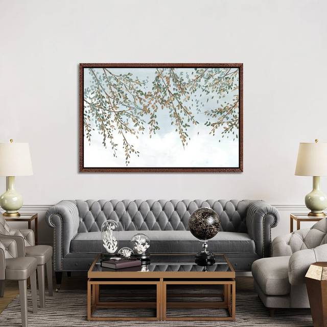 A New Day by Isabelle Z - Painting Print on Canvas - Classic Brown Wood Framed (152.5 cm H x 101.5 cm W)