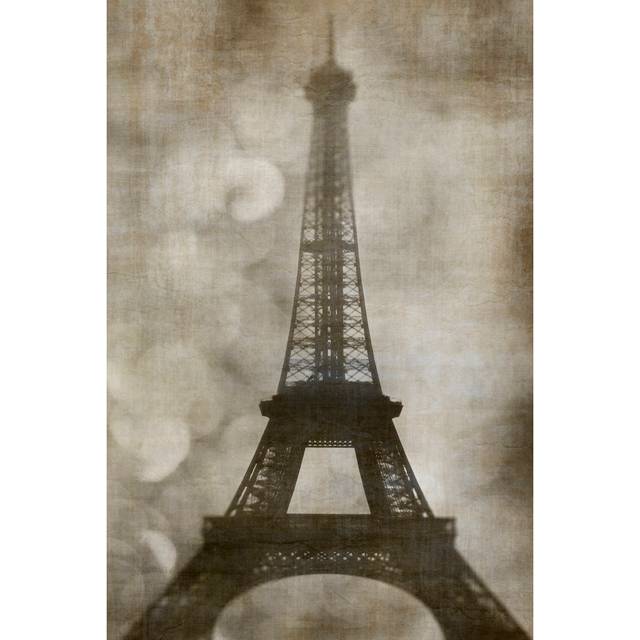 Vintage Eiffel I - Wrapped Canvas Art Prints (122cm H x 81cm W x 3.8cm D)