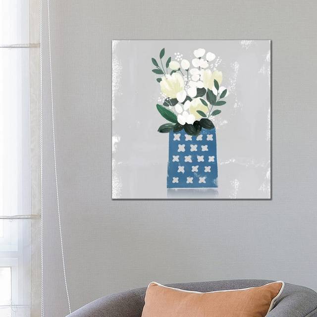 Contemporary Flower Jar III by Northern Lights - Wrapped Canvas Graphic Art (66.04 cm H x 66.04 cm W x 3.175 cm D)