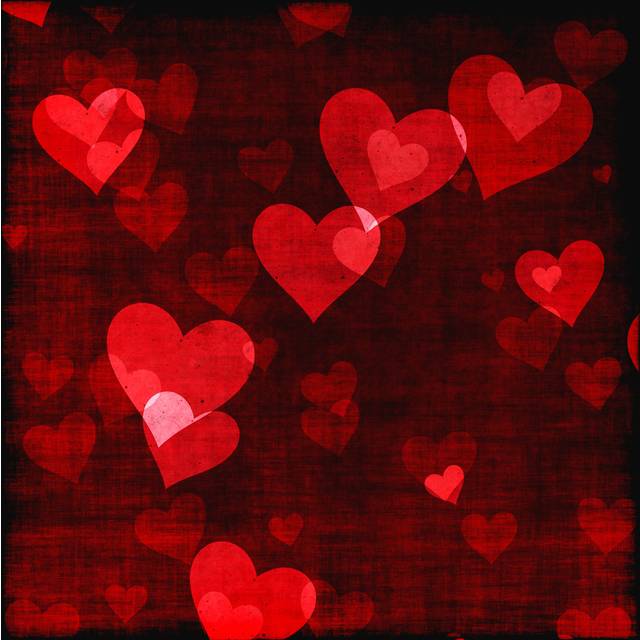 Vanleer Background of Valentine'S Day Print (51cm H x 51cm W x 3.8cm D)