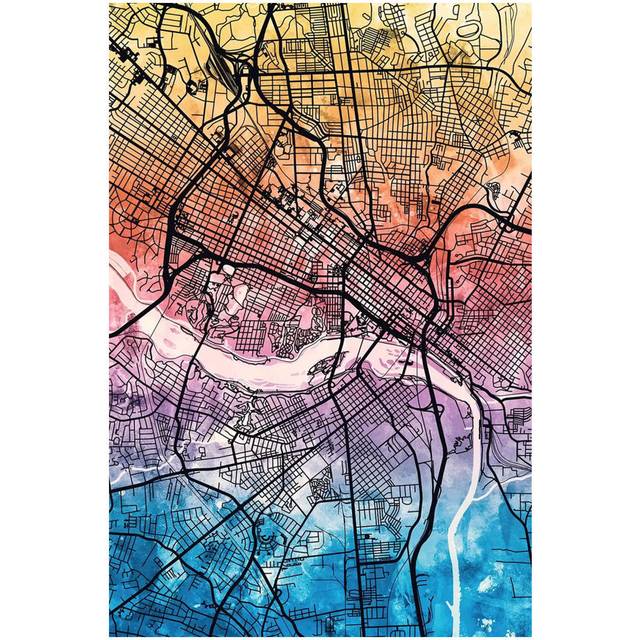 Give U Flowers by Mia Charro - Wrapped Canvas Art Prints (101.6 cm H x 66.04 cm W x 3.175 cm D)