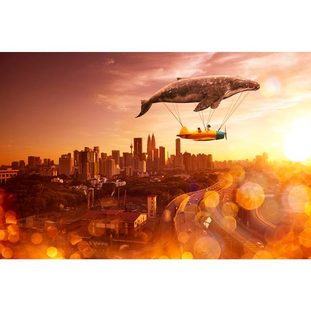 Mariel I Belive I Can Fly by Jamesteohart - Print (81cm H x 122cm W 3.8cm D)