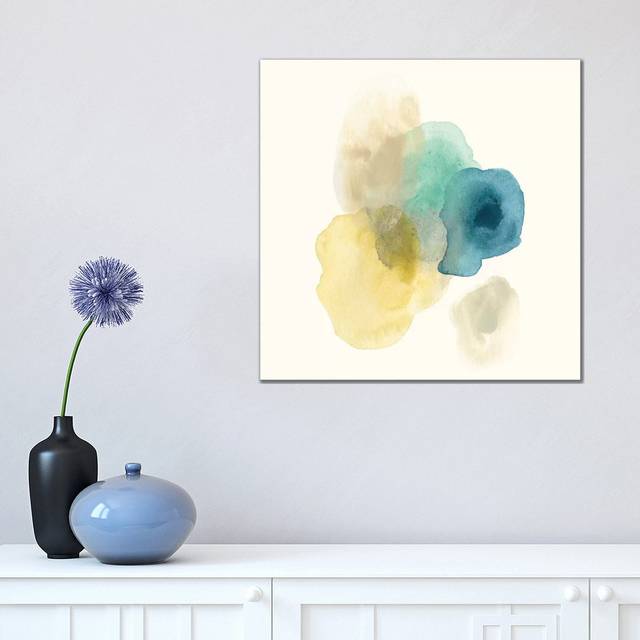 Fluid Geology IV by - Wrapped Canvas Painting (45.72 cm H x 45.72 cm W x 3.175 cm D)