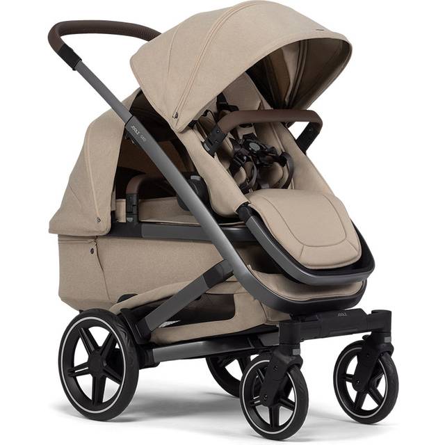Joolz Geo3 Tvillingebarnevogn Sandy Taupe