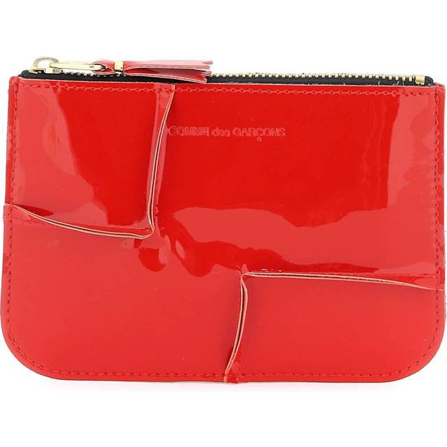 Comme des Garçons, Clutches, female, Red, ONE SIZE, Stylish Zipped Wallet