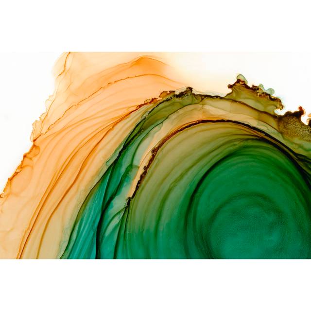 Alcohol Ink Texture - Wrapped Canvas Art Prints (30cm H x 46cm W x 3.8cm D)