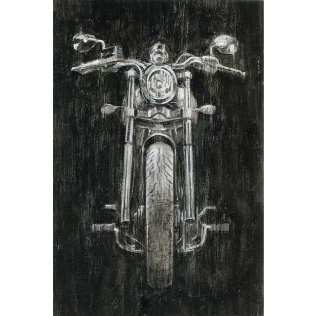 Steel Horse I - Wrapped Canvas Art Prints (76cm H x 51cm W x 3.8cm D)