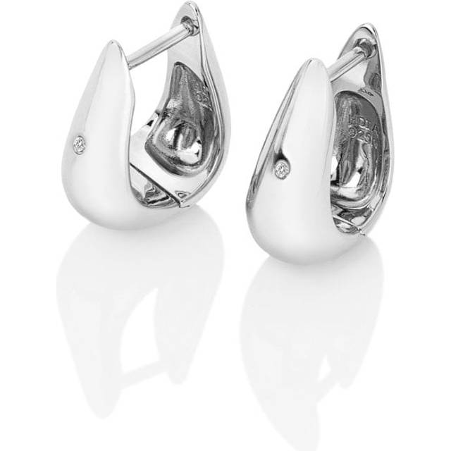Sterling Silver Soul Huggie Earrings DE793