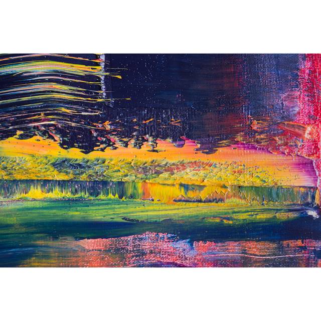 Galicia Abstract - Wrapped Canvas Painting (20cm H x 30cm W x 3.8cm D)