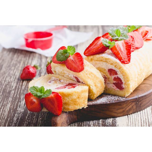 Cake Roll by Istetiana - Wrapped Canvas Photograph (61cm H x 91cm W x 3.8cm D)