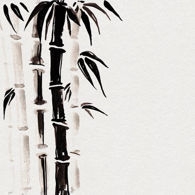 Bamboo by Katyau - Wrapped Canvas Art Prints (76cm H x 76cm W x 3.8cm D)