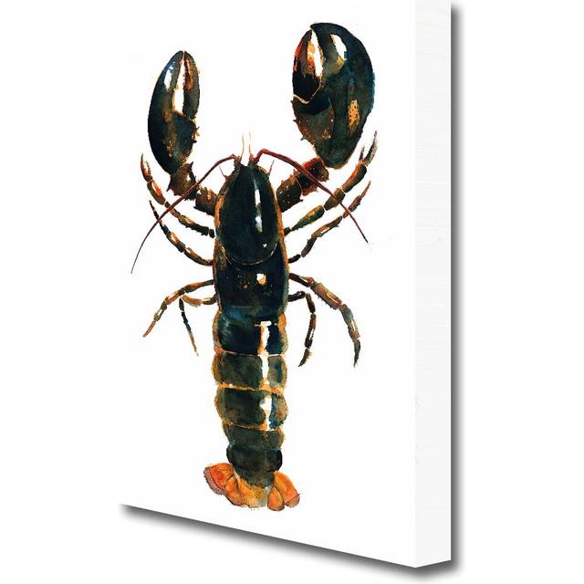 Lobster Kitchen - Wrapped Canvas Painting Print (121.9 cm H x 81.3 cm W)