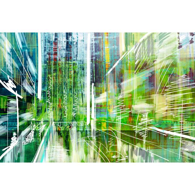 Eckhoff Abstract - Wrapped Canvas Graphic Art (81cm H x 122cm W x 3.8cm D)