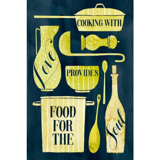 Food For The Soul II (30cm H x 20cm W x 3.8cm D)