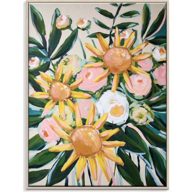 'Letters from Arles' Acrylic Painting Print - Wapped Canvas (51 cm H x 41 cm W x 3 cm D)