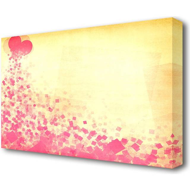 Squares - Wrapped Canvas Graphic Art Print (81.3 cm H x 121.9 cm W)