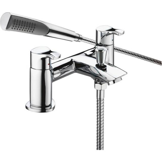 Bristan Capri Taps Bath Shower Mixer in Chrome Brass