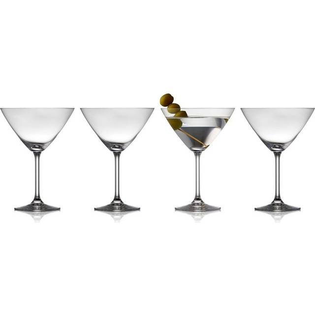 Juvel Martiniglas 4 st från Lyngby Glas - Clear färg - Kristall