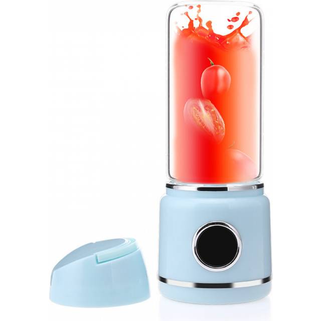 Portable Blender for Shakes and Smoothies, Personal Blender USB Rechargeable, Fresh Juice Blender With 6 Blades,Portable Fruit Juicer Cup ,Use(blue)