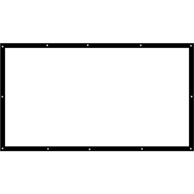 Projector Screen 16:9 HD Foldable for Home Theater Cinema Indoor Outdoor (120 inch)