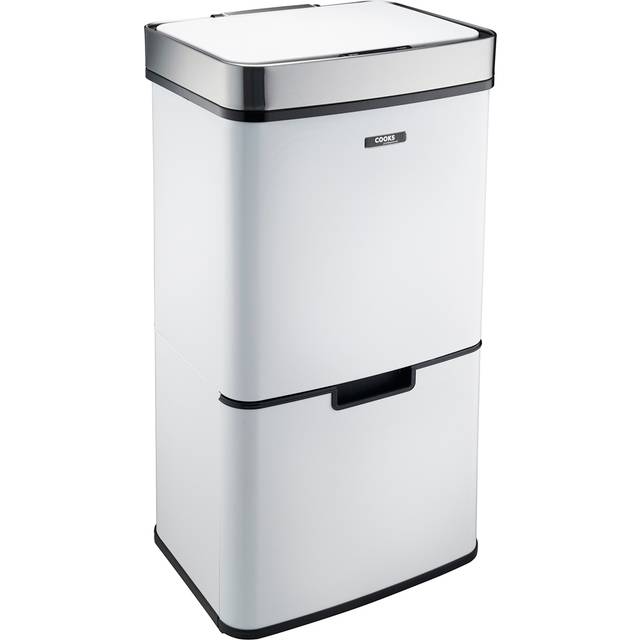 Cooks Professional K278 White Recycling Sensor Bin 75L - 36 x 47.2 x 83cm