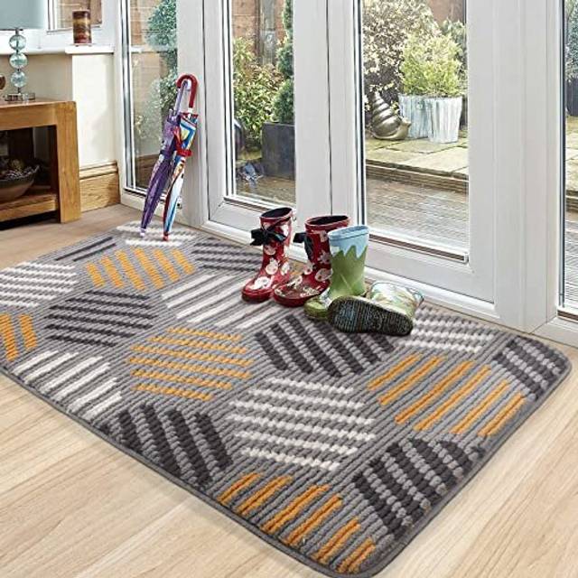 Color G Door Mats Indoor, 80x120cm, Washable Front Door Mat Inside for Entrance, Super Absorbent, Non-slip Doormat, Dirt Trapper Door Mat for Front
