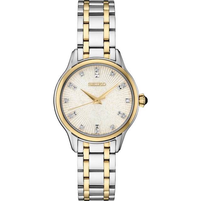 Seiko Ladies Diamond Set Dial Luxury Watch SRZ550P1