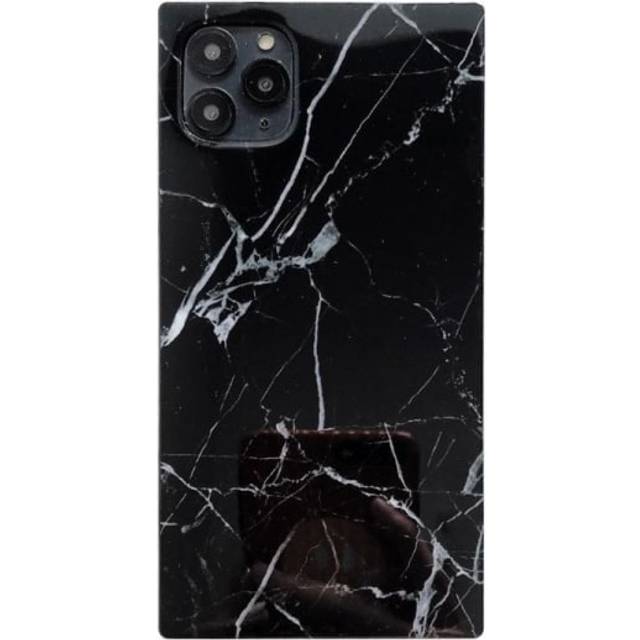iPhone 12 Mini Stilrent Marmorskal Square - Vit
