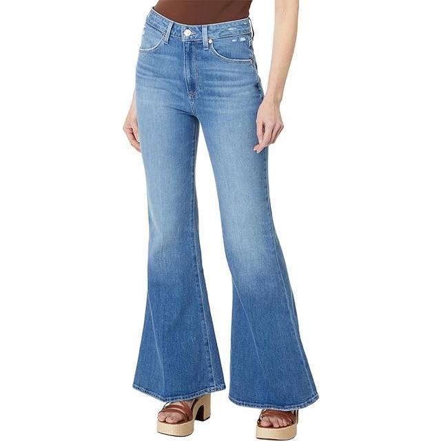 Paige Charlie Gabriella Distressed Flare Leg Jean