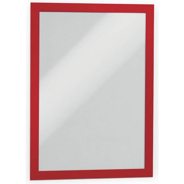 Durable Office Products DBL476803 Duraframe Magnetic Self-Adhesive Frame - Red