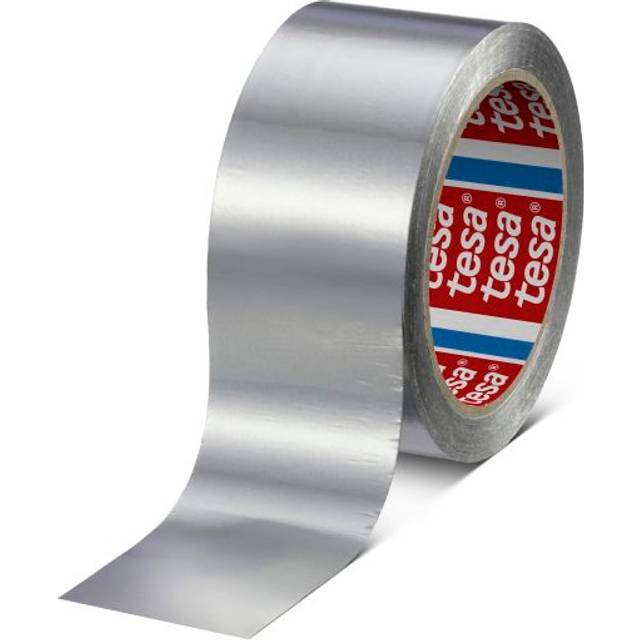 Tesa 60672 Aluminiumtejp 75µ, 50 m x 50 mm