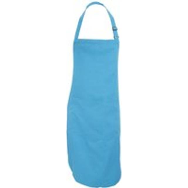(One Size, Mid Blue) Dennys Adults Unisex Catering Bib Apron With Pocket (Pack of 2)