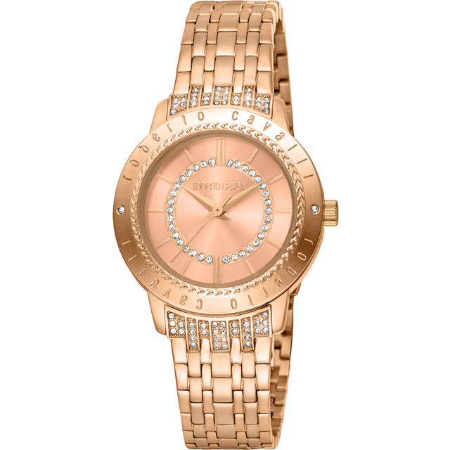 Roberto Cavalli RC5L030M0075 Womens Quartz Rose Gold Stainless Steel 5 ATM 32 mm Watch - One Size