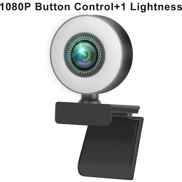 1080P 2K 4K HD Webcam with Ring Fill Light Laptop PC Computer Taida Live Broadcast Camera Video Web Camera Microphone Web Cam