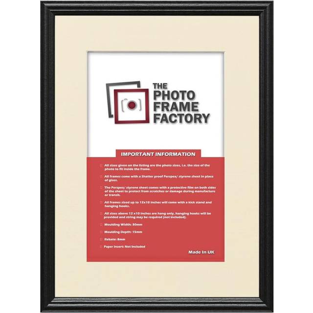 (Black Frame Ivory Mount, 18x18 Pic (22x22 Frame)) Black Antique Traditional Style Photo Frames Picture Frames Poster Frame With Multicolored Mounts