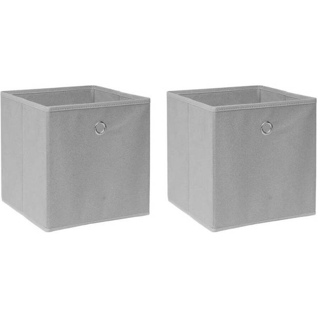 Fabric Storage Box Suitable For Shelves Foldable Square Baskets Boxes