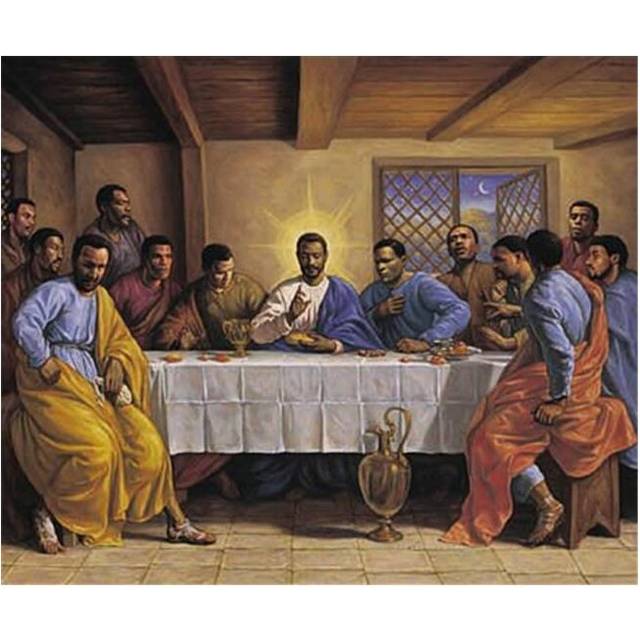 1021-08x10-RE 8 x 10 in. Last Supper Religious Poster Print by Sarah Jenkins