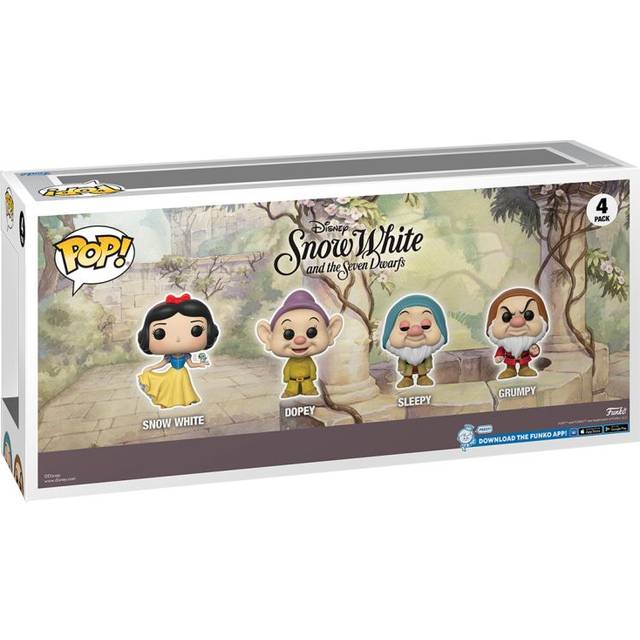 Snow White Dopey Sleepy Grumpy Ex. Diamond Glitter Pop! 4pk