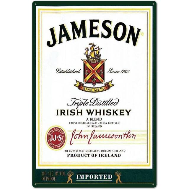 (G) Vintage Metal Sign Plaque Wall Sticker Wine Bottle Combination Tin Label Retro Wall Artist Bar Home Decoration