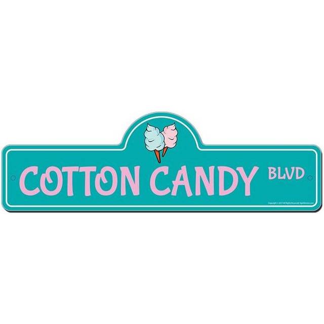 SignMission P-1136 Cotton Candy 11 x 36 Street Sign - Cotton Candy