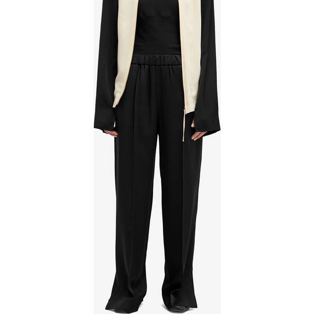 Jil Sander Women's Satin Trousers in Black | Size 38 | J02KA0180J76018 Color 001 (38)
