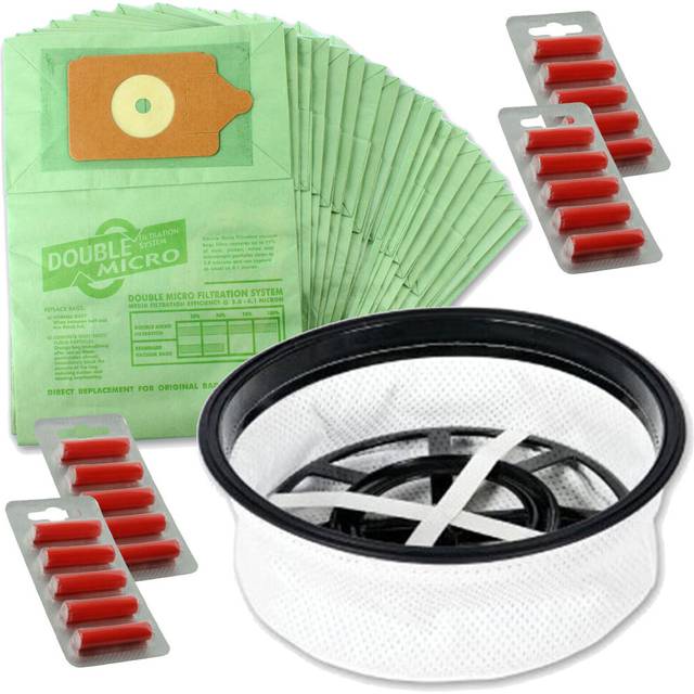 Vacuum Bags & Filter for Numatic Henry Hetty James (20 Bags + Fresheners)