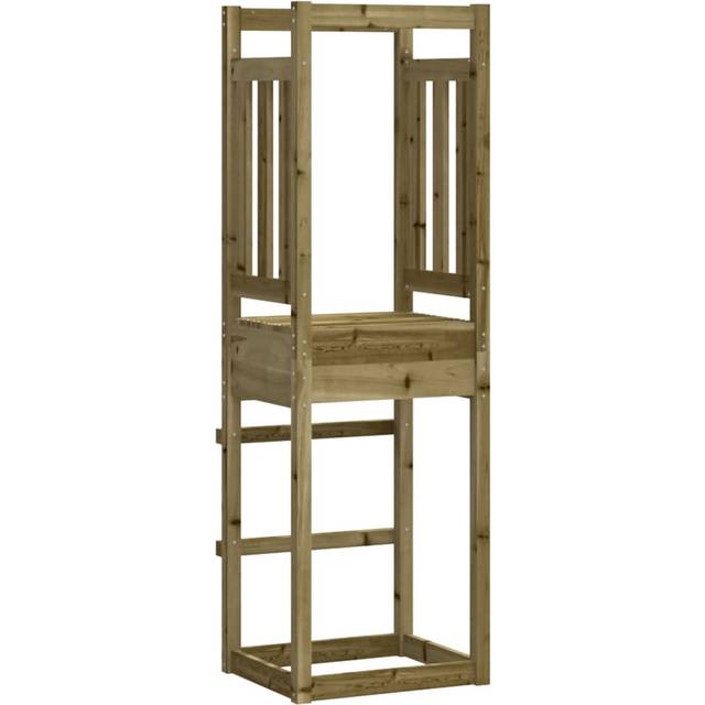vidaXL Play Tower 53x46.5x169 cm Impregnated Wood Pine - Brown